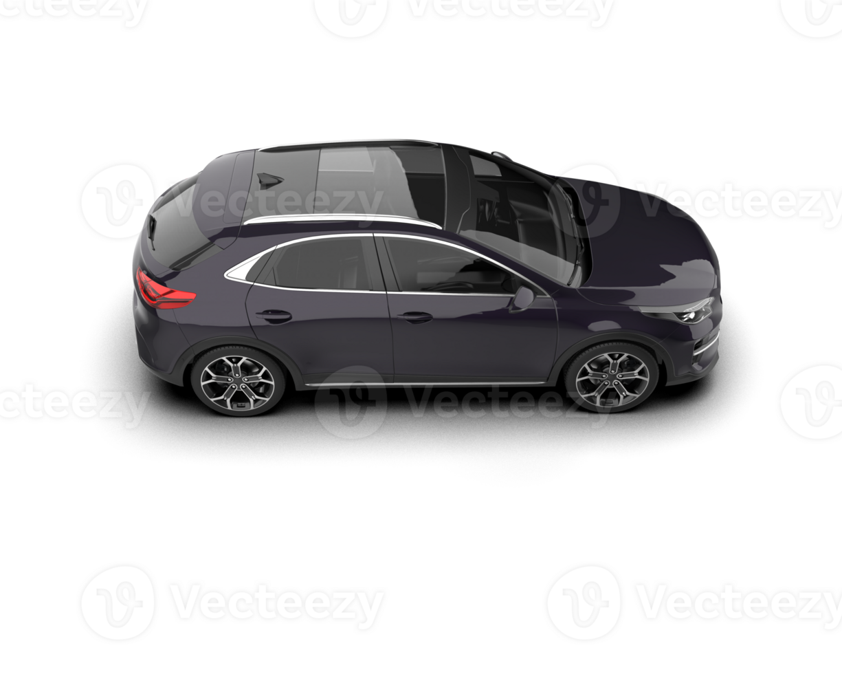 Modern car isolated on background. 3d rendering - illustration png