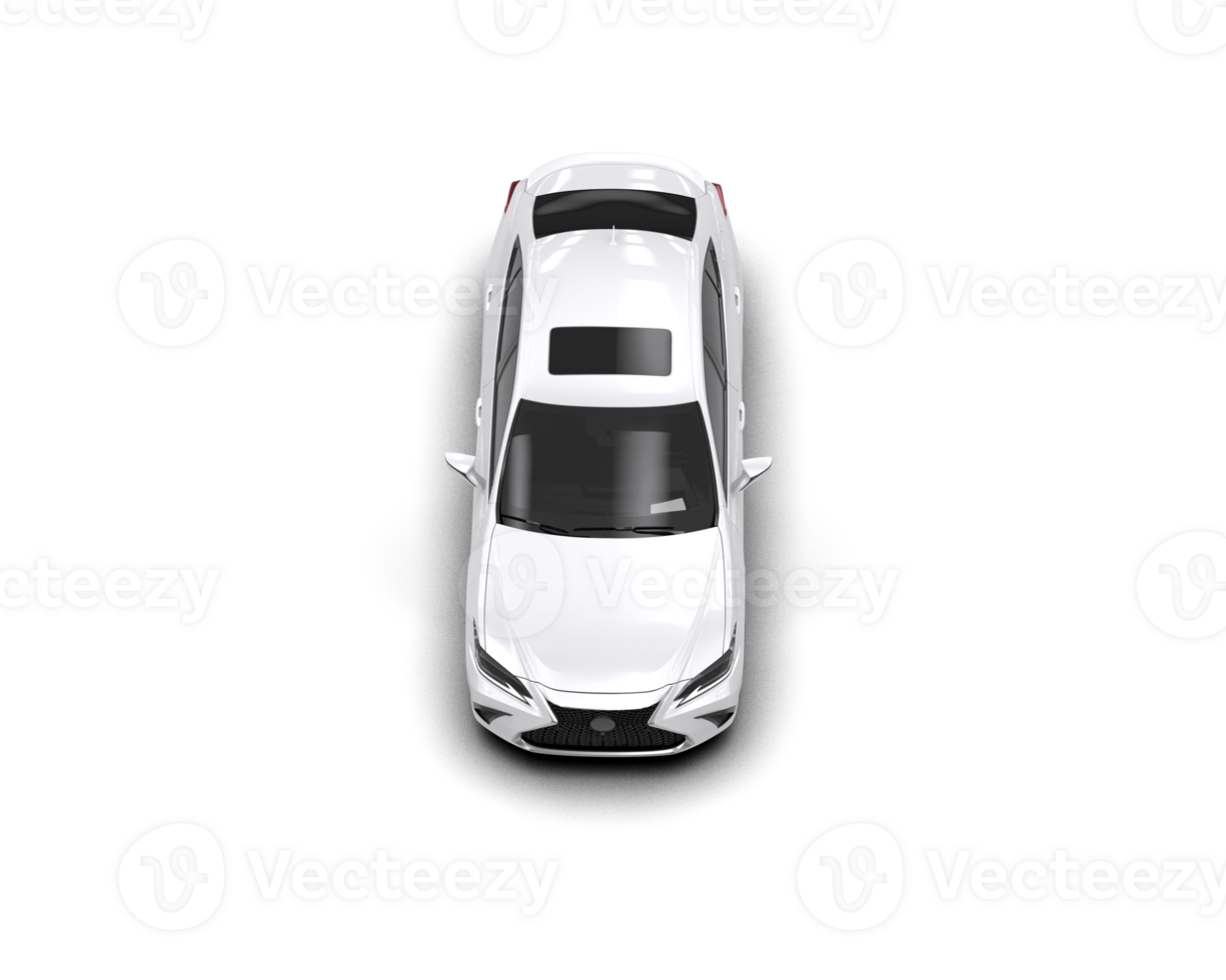 Modern car isolated on background. 3d rendering - illustration png