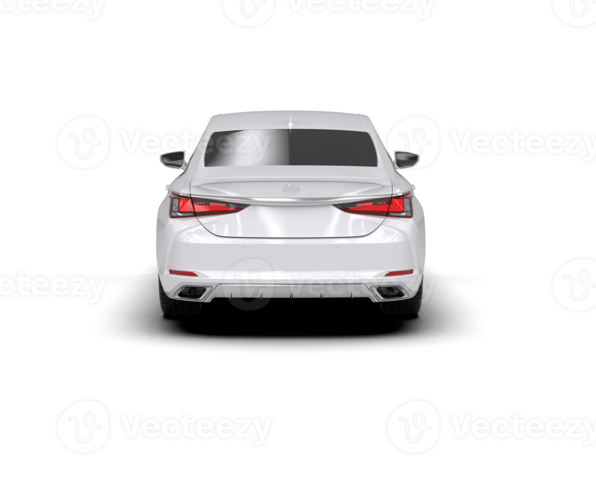 Modern car isolated on background. 3d rendering - illustration png