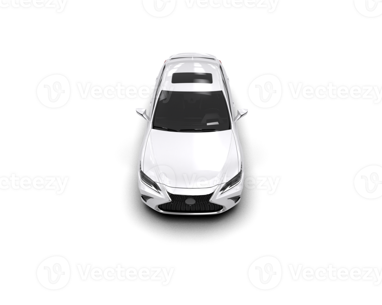 Modern car isolated on background. 3d rendering - illustration png