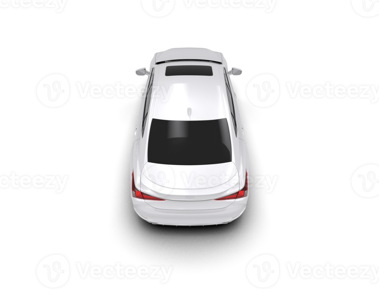 Modern car isolated on background. 3d rendering - illustration png