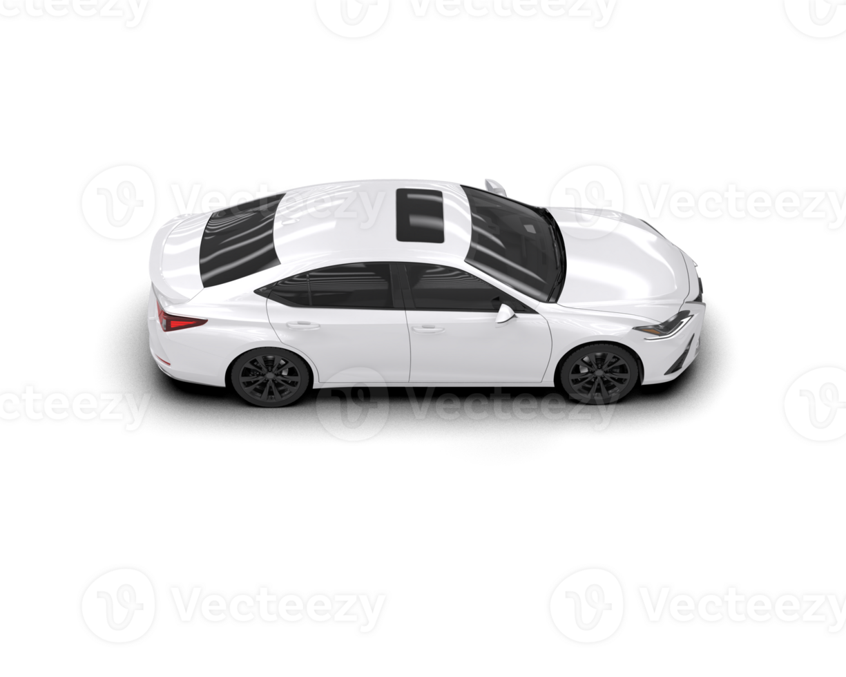 Modern car isolated on background. 3d rendering - illustration png