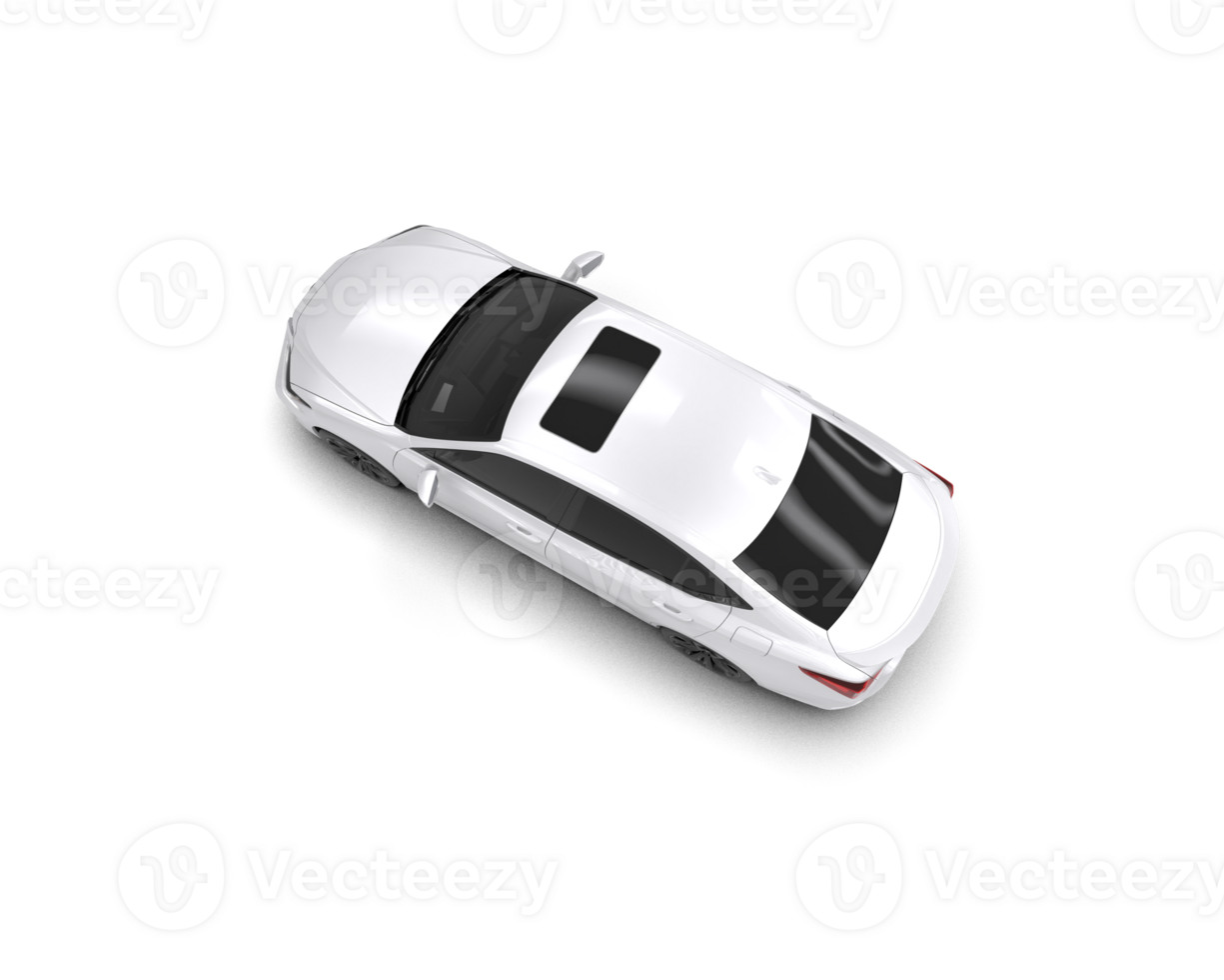 Modern car isolated on background. 3d rendering - illustration png