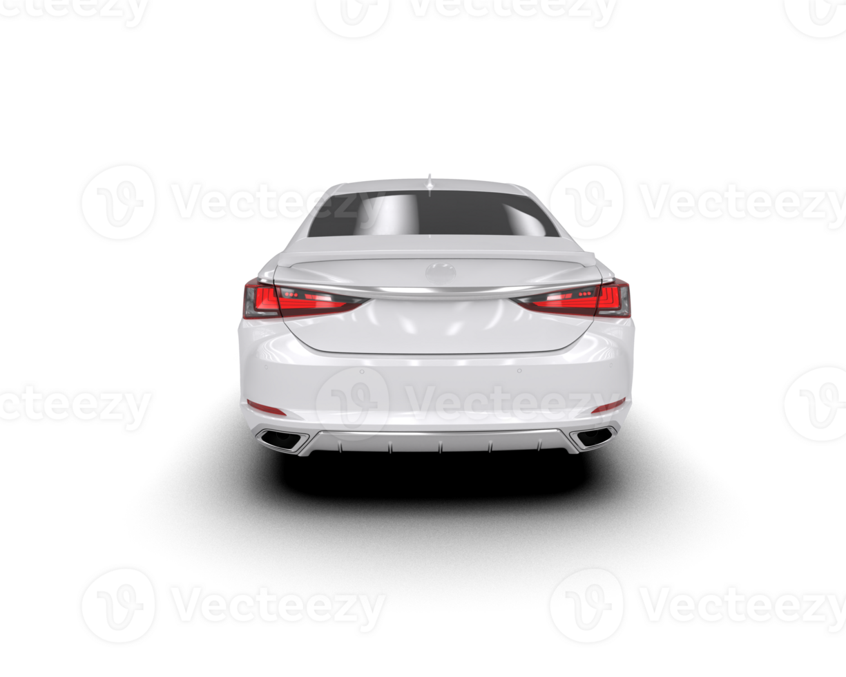 Modern car isolated on background. 3d rendering - illustration png