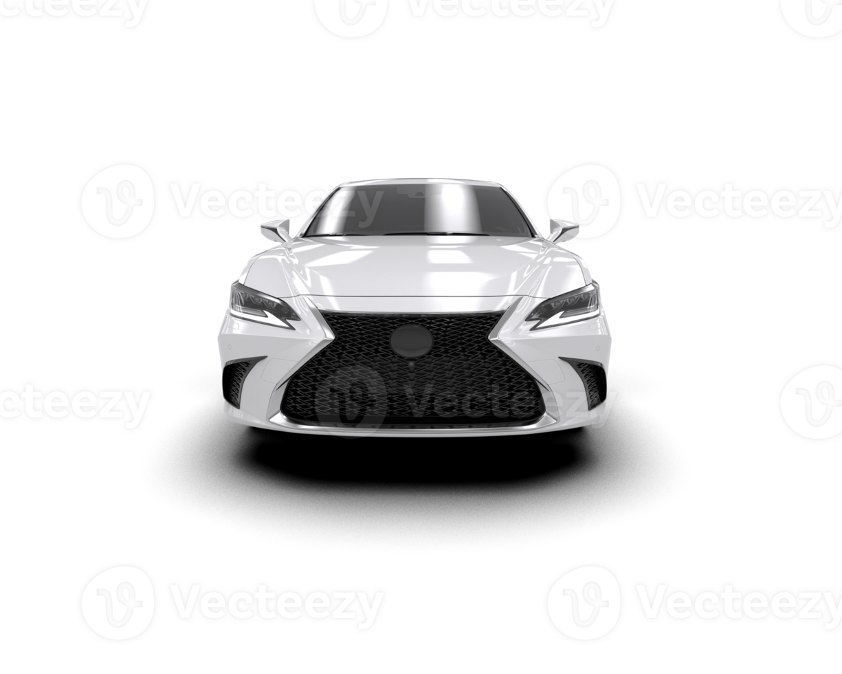 Modern car isolated on background. 3d rendering - illustration png