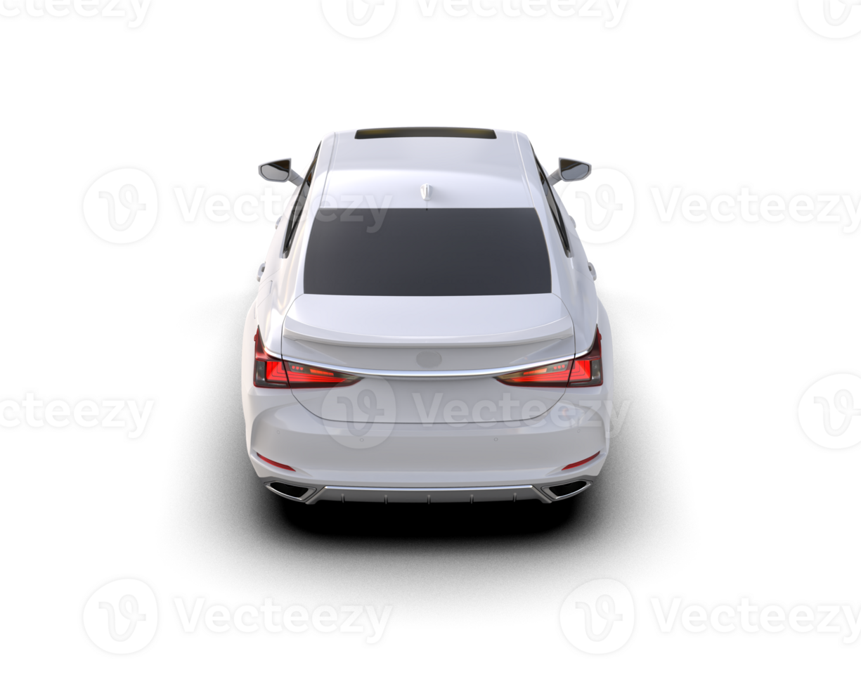 Modern car isolated on background. 3d rendering - illustration png