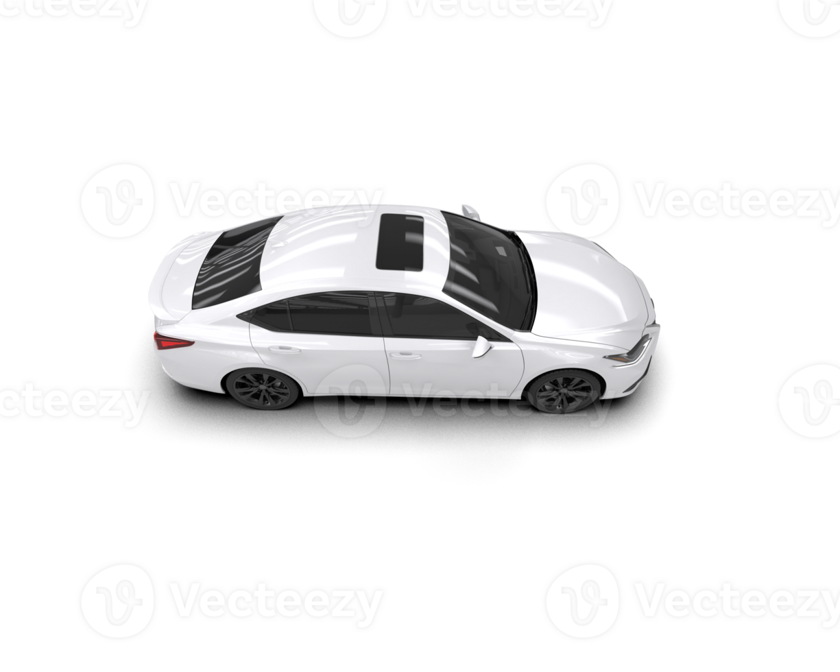 Modern car isolated on background. 3d rendering - illustration png