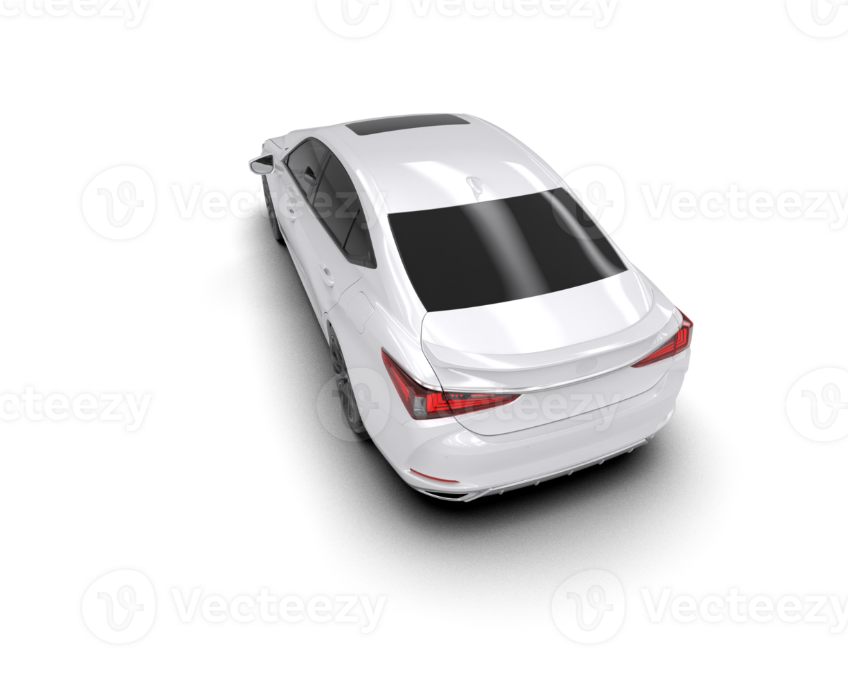 Modern car isolated on background. 3d rendering - illustration png