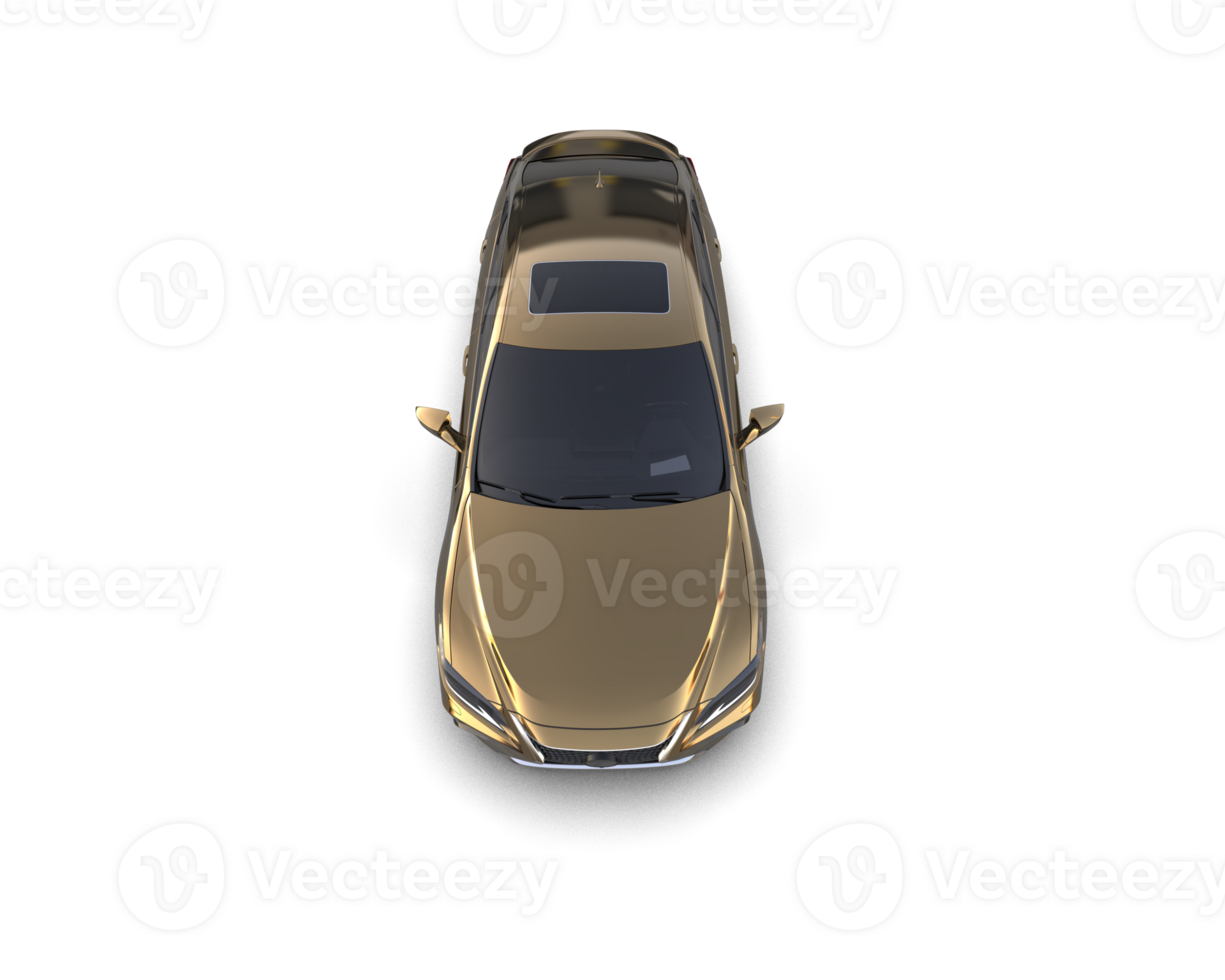 Modern car isolated on background. 3d rendering - illustration png