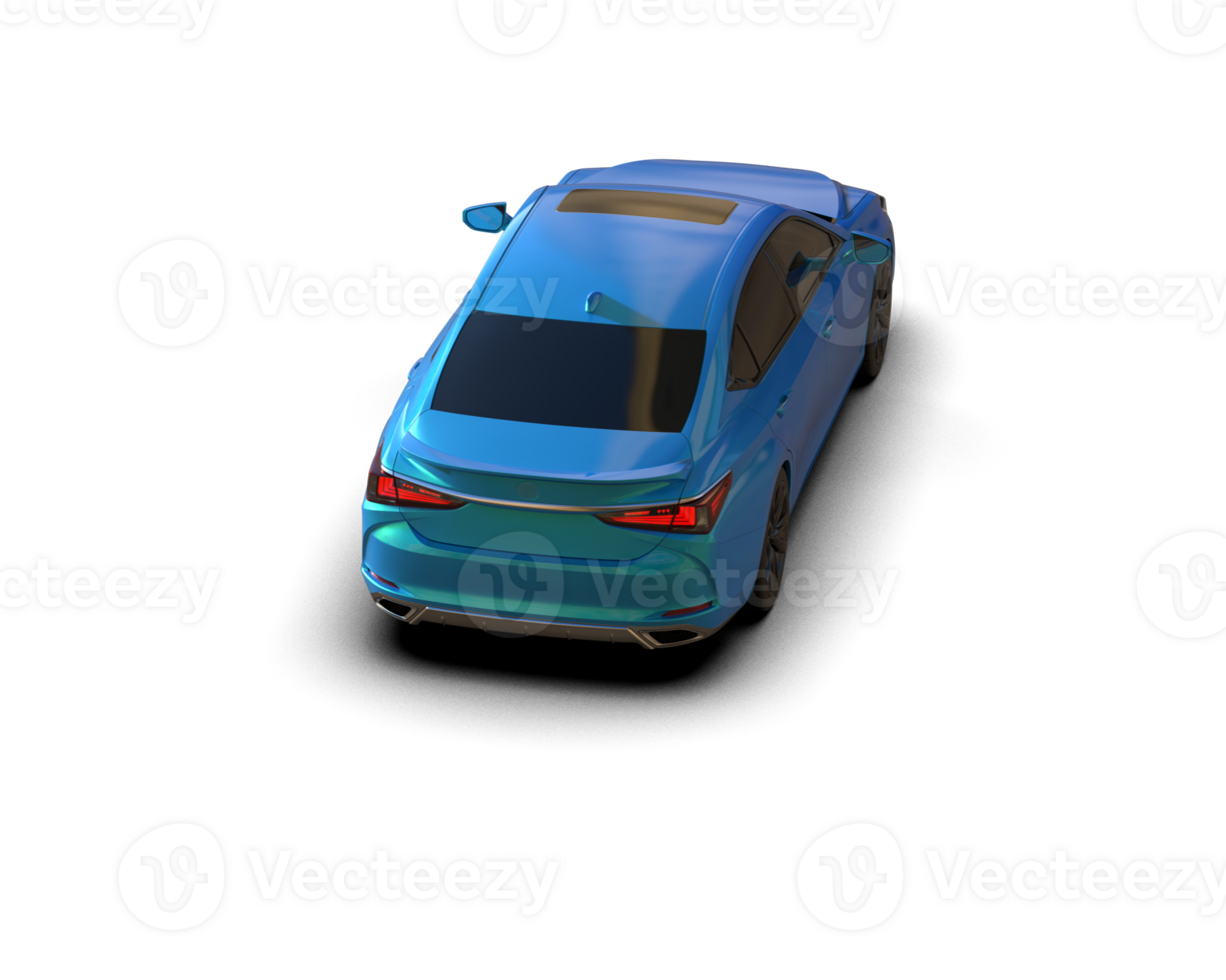 Modern car isolated on background. 3d rendering - illustration png
