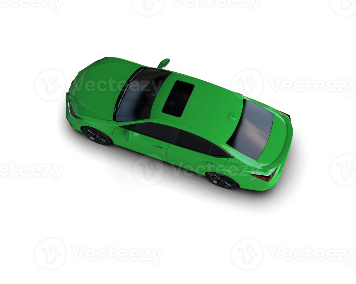 Modern car isolated on background. 3d rendering - illustration png