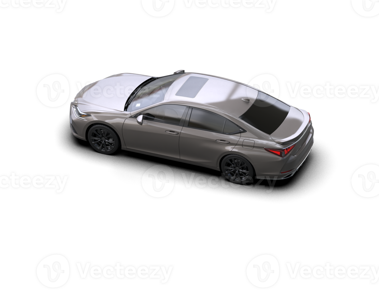 Modern car isolated on background. 3d rendering - illustration png
