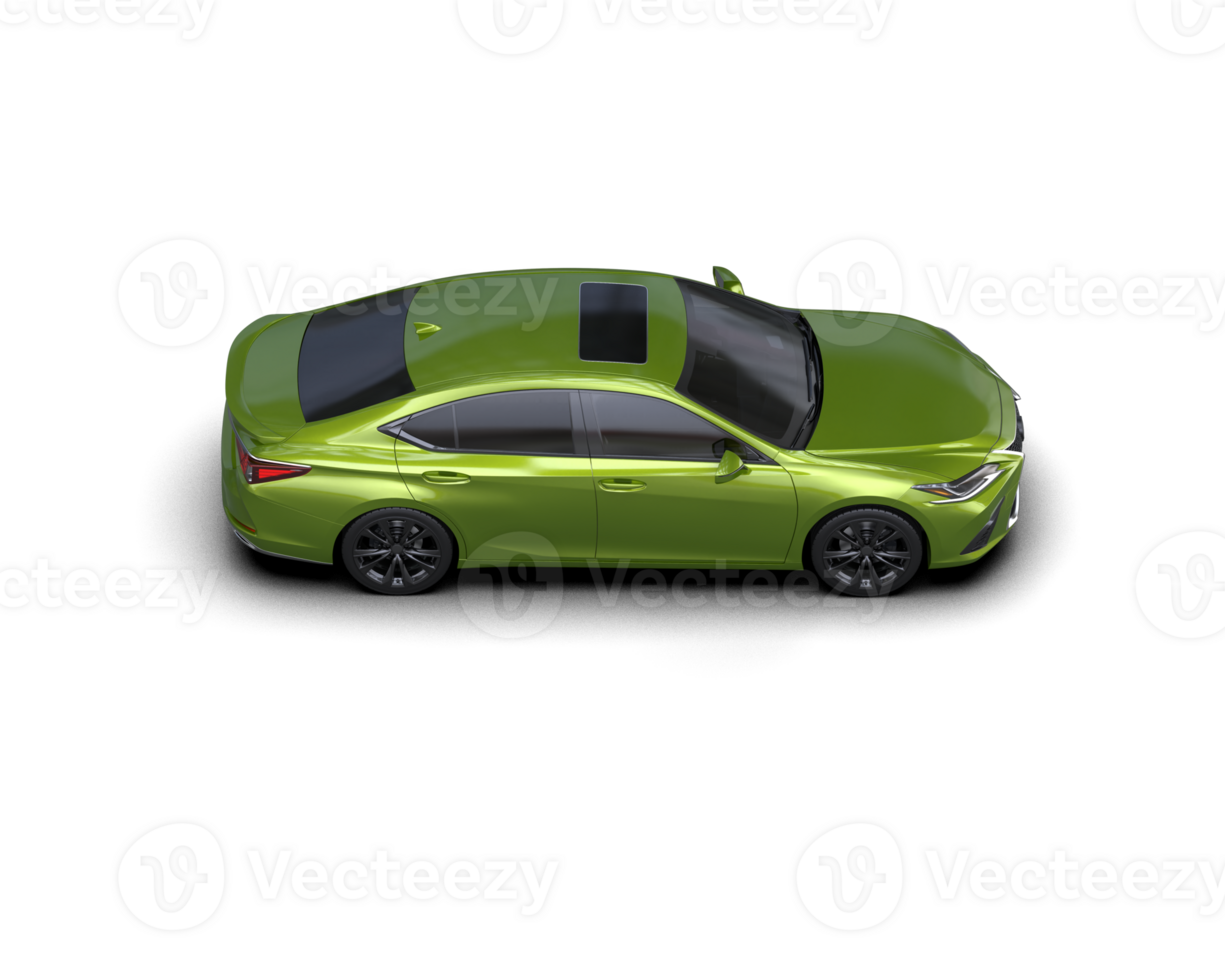 Modern car isolated on background. 3d rendering - illustration png