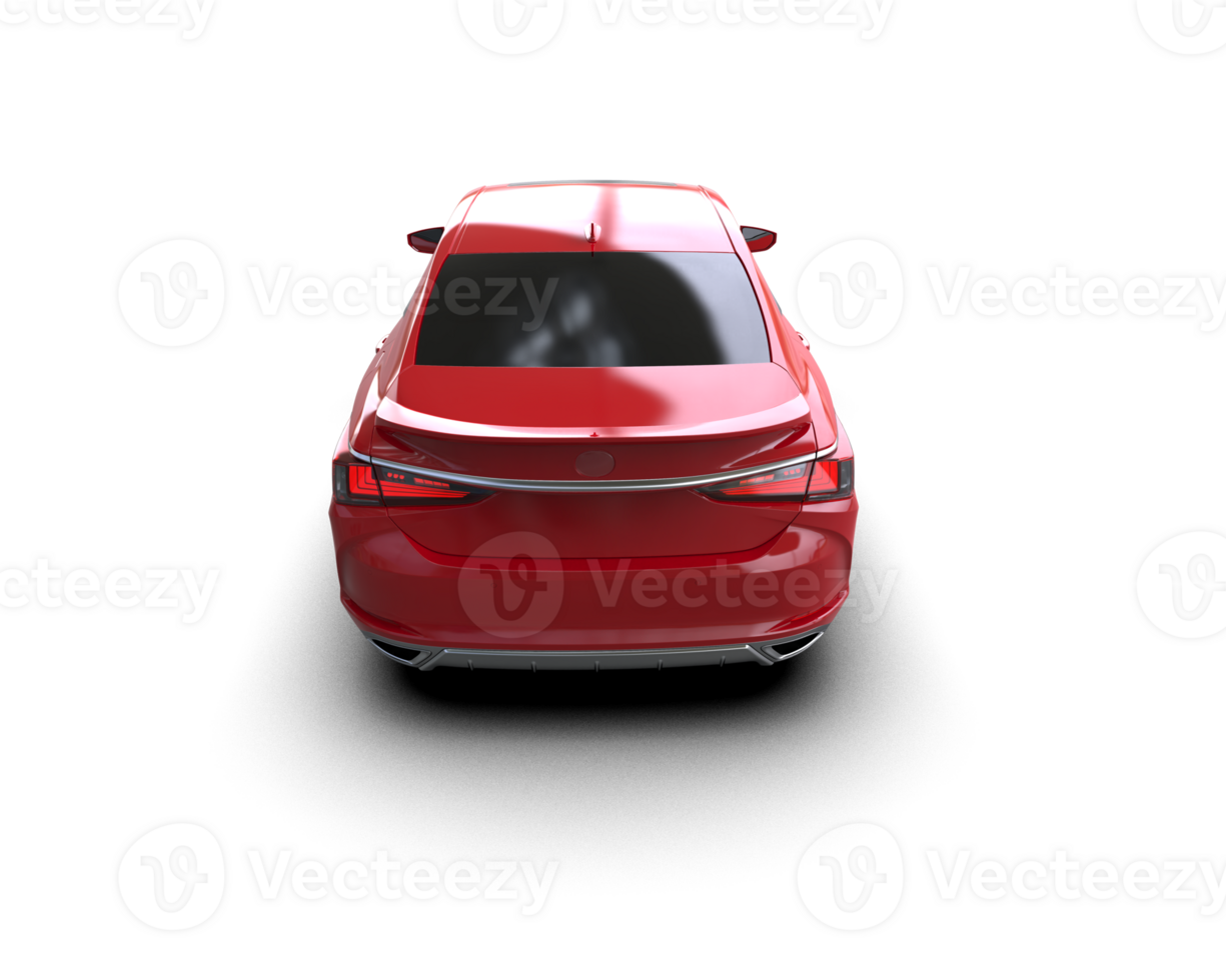 Modern car isolated on background. 3d rendering - illustration png