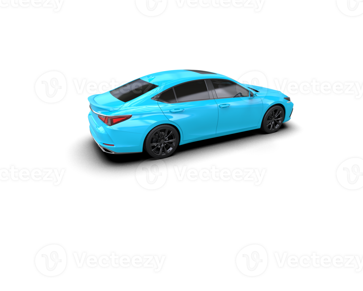 Modern car isolated on background. 3d rendering - illustration png