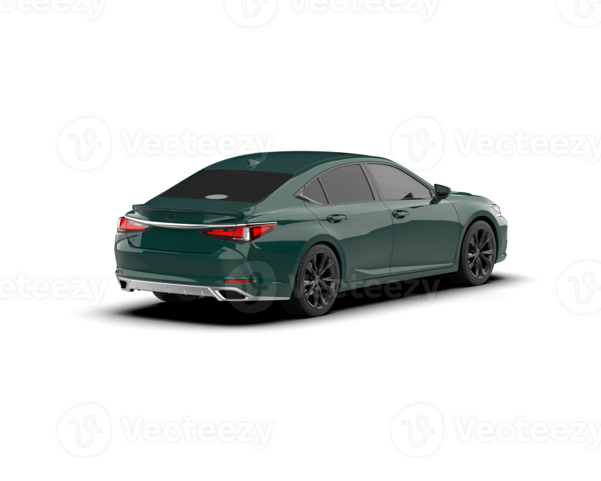 Modern car isolated on background. 3d rendering - illustration png