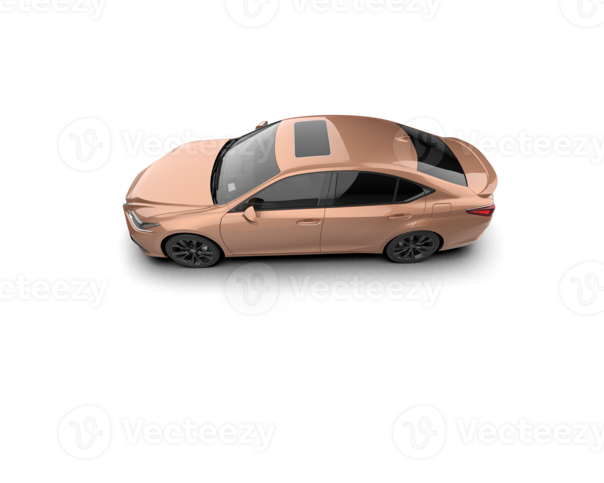 Modern car isolated on background. 3d rendering - illustration png