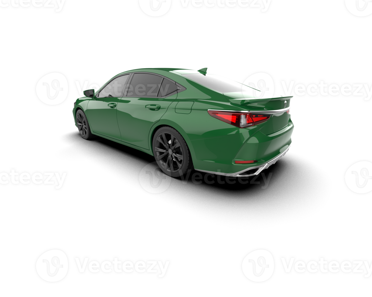 Modern car isolated on background. 3d rendering - illustration png