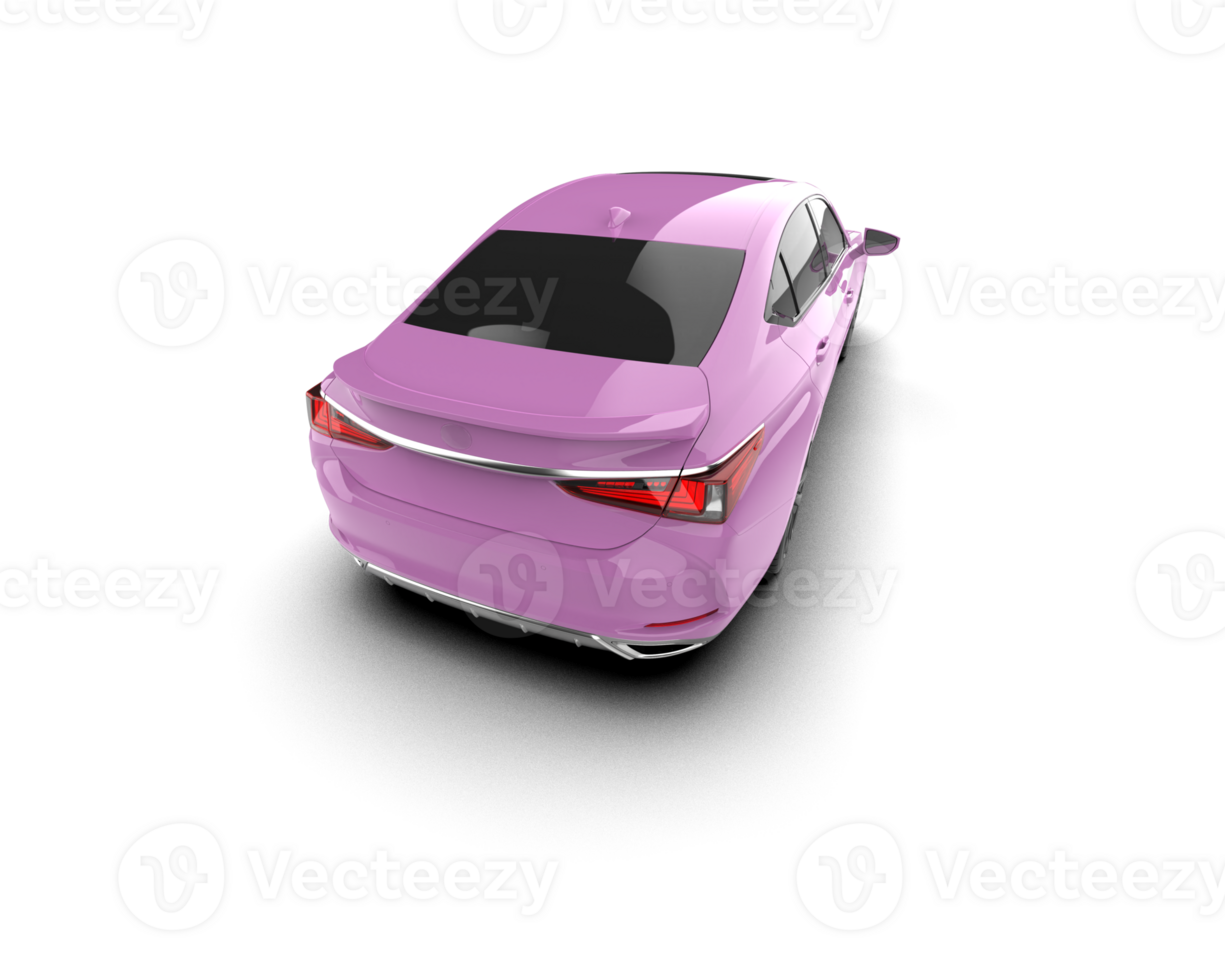 Modern car isolated on background. 3d rendering - illustration png