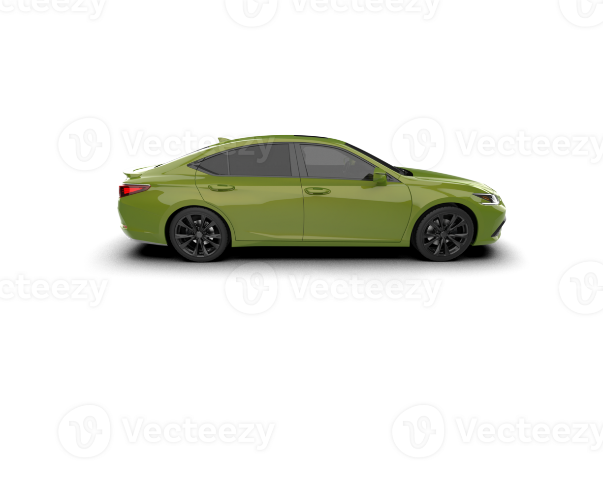 Modern car isolated on background. 3d rendering - illustration png