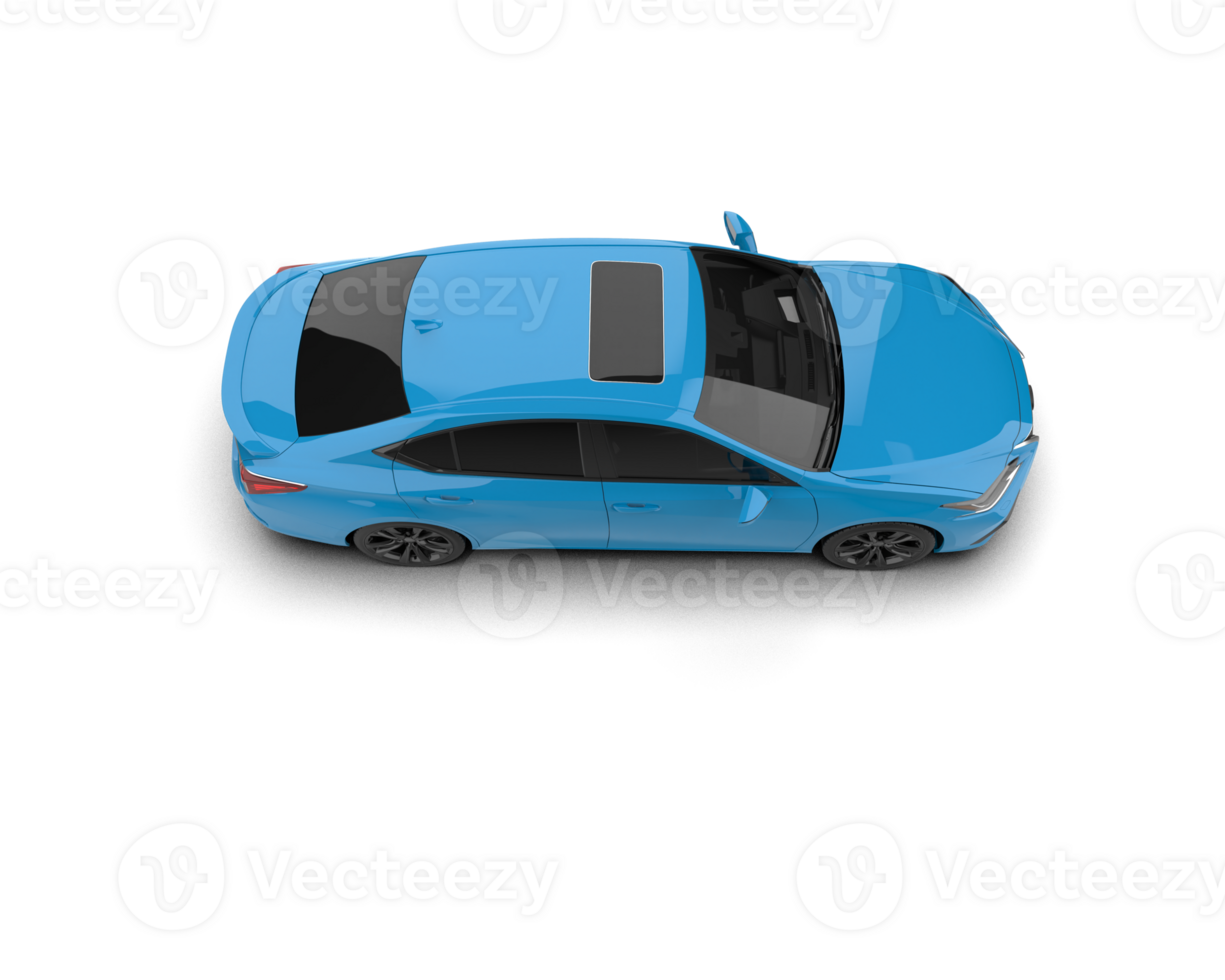 Modern car isolated on background. 3d rendering - illustration png