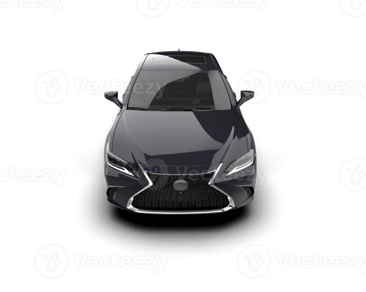 Modern car isolated on background. 3d rendering - illustration png