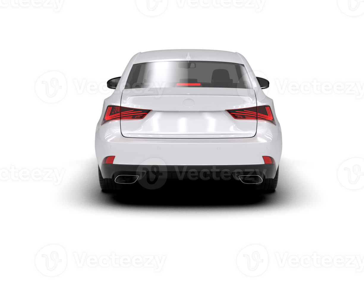 Modern car isolated on background. 3d rendering - illustration png