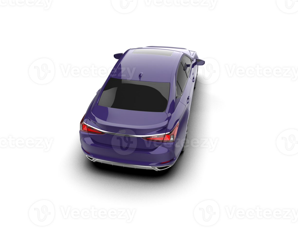 Modern car isolated on background. 3d rendering - illustration png