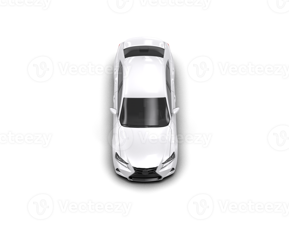 Modern car isolated on background. 3d rendering - illustration png