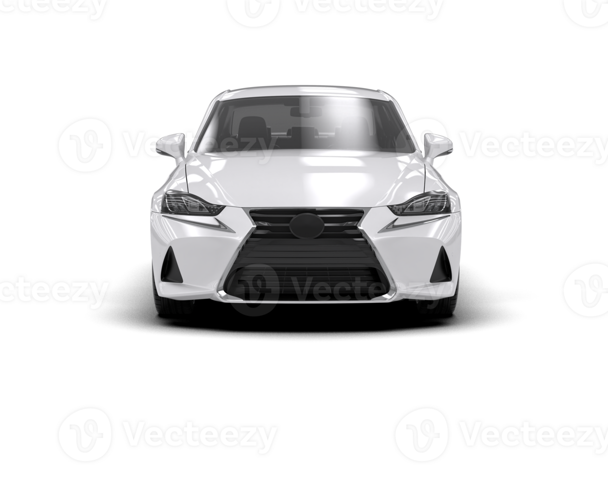 Modern car isolated on background. 3d rendering - illustration png