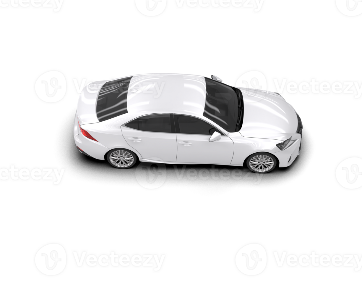 Modern car isolated on background. 3d rendering - illustration png