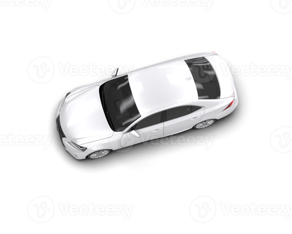 Modern car isolated on background. 3d rendering - illustration png