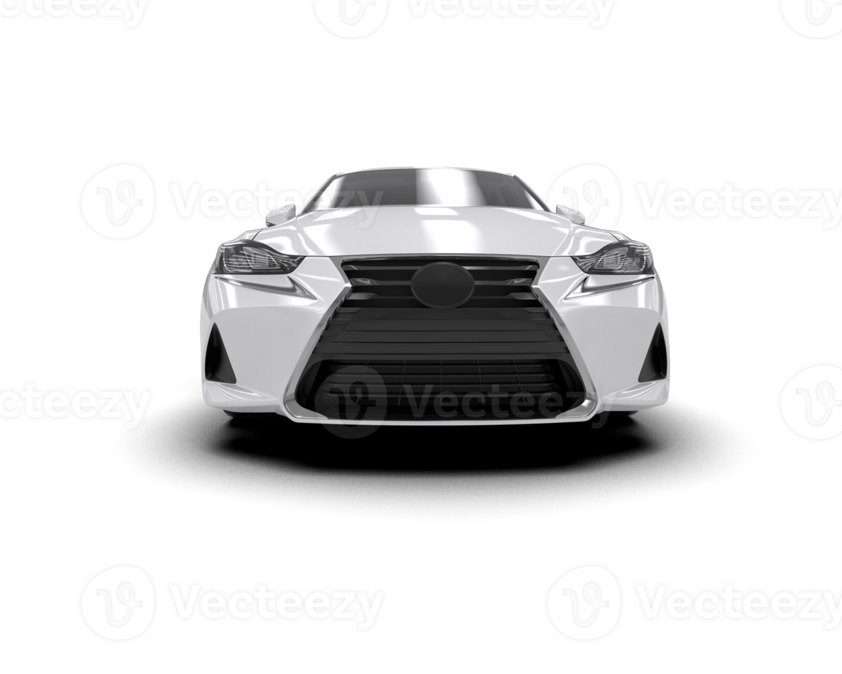 Modern car isolated on background. 3d rendering - illustration png