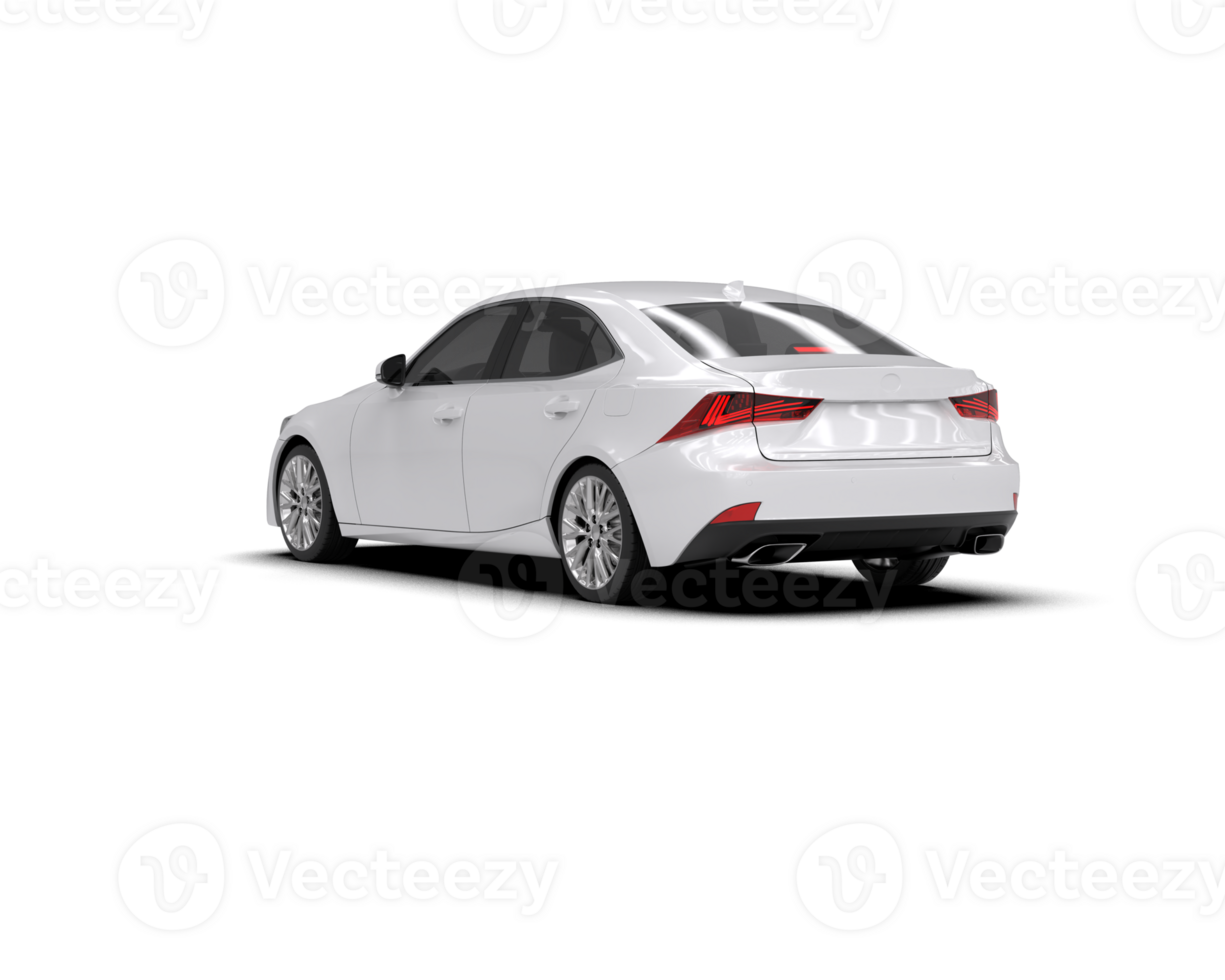Modern car isolated on background. 3d rendering - illustration png