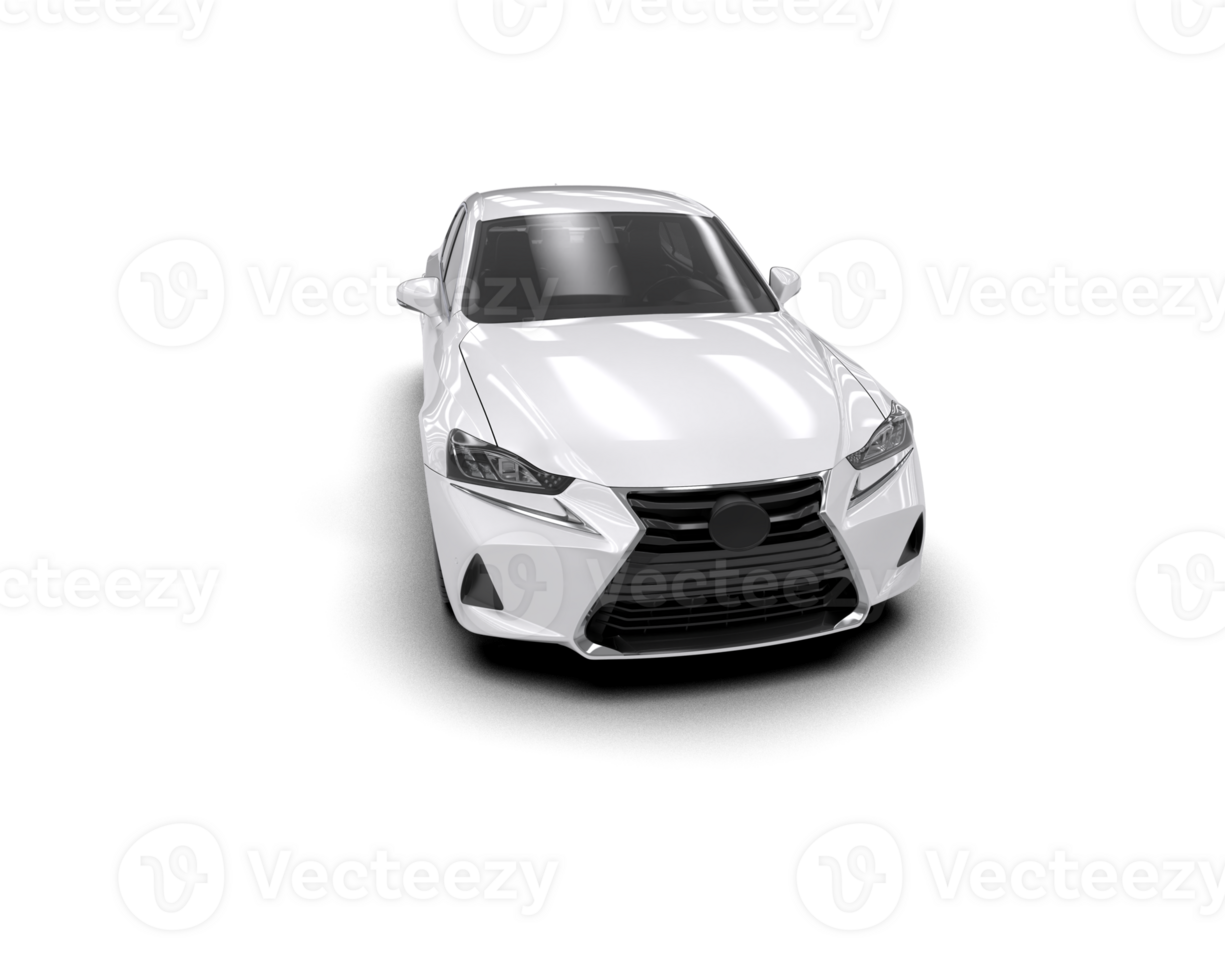Modern car isolated on background. 3d rendering - illustration png
