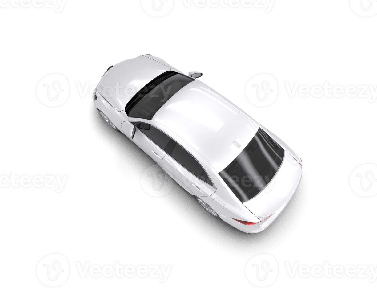 Modern car isolated on background. 3d rendering - illustration png