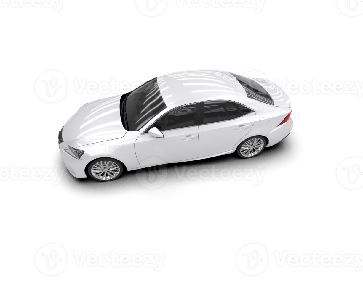 Modern car isolated on background. 3d rendering - illustration png