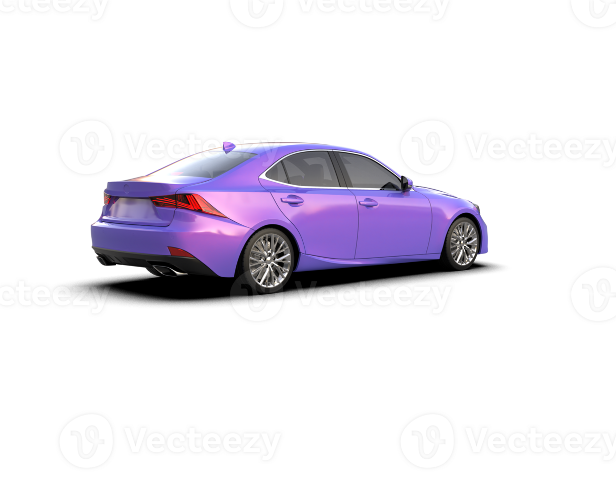 Modern car isolated on background. 3d rendering - illustration png