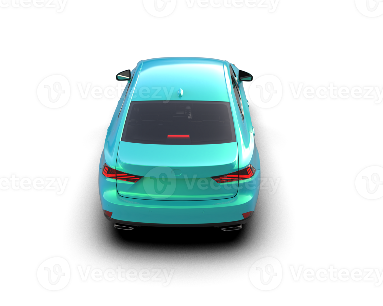 Modern car isolated on background. 3d rendering - illustration png