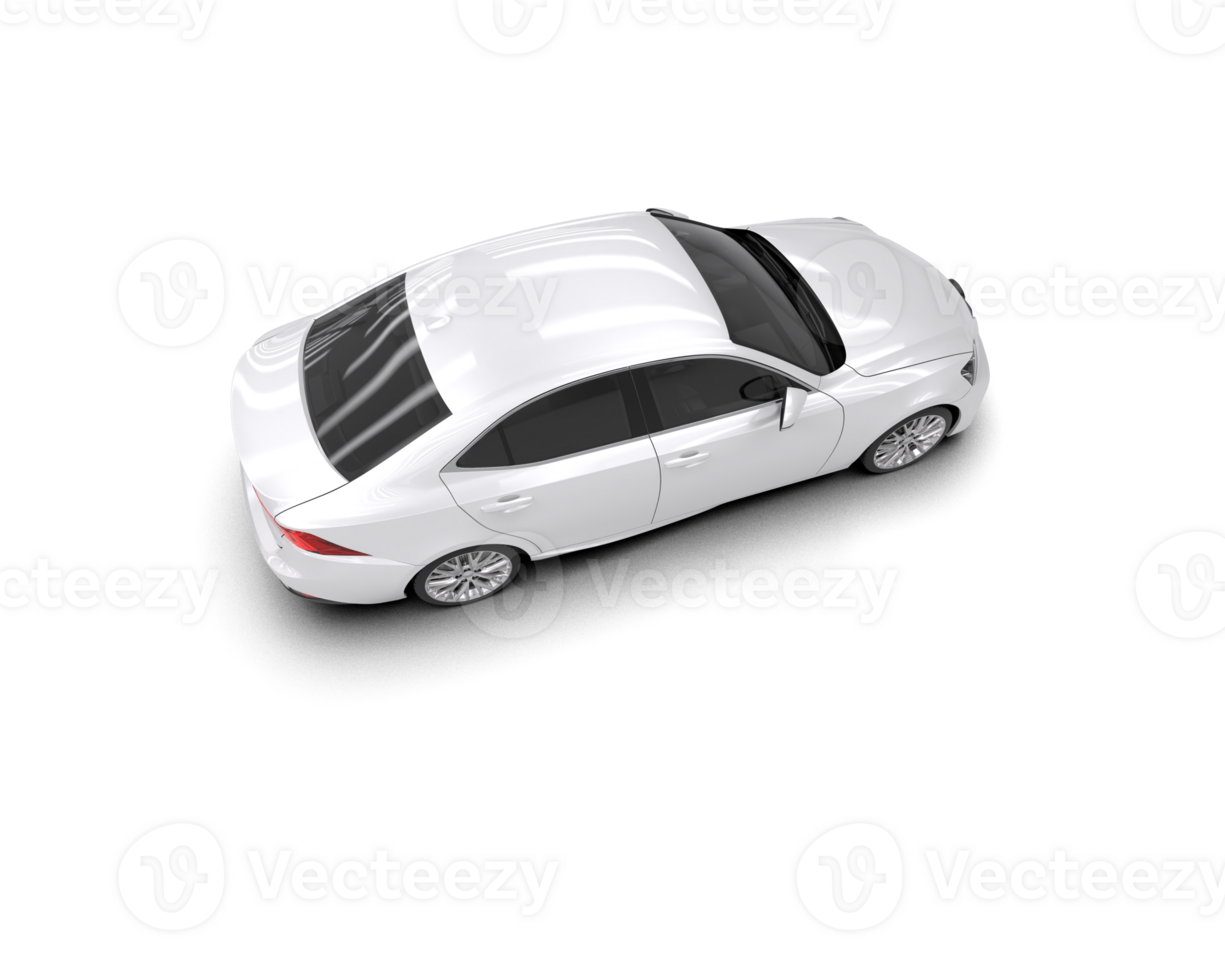Modern car isolated on background. 3d rendering - illustration png