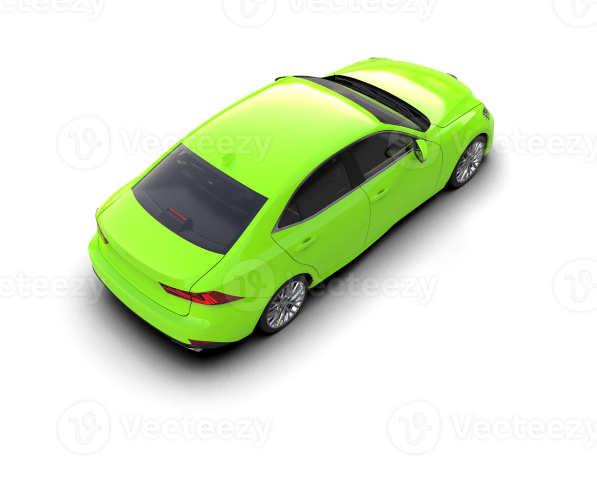 Modern car isolated on background. 3d rendering - illustration png
