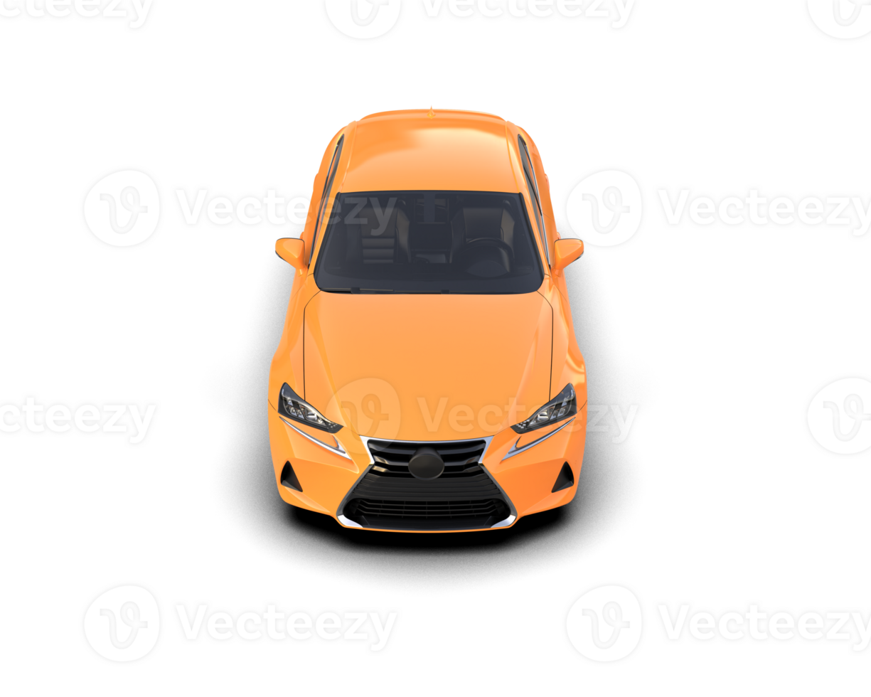 Modern car isolated on background. 3d rendering - illustration png