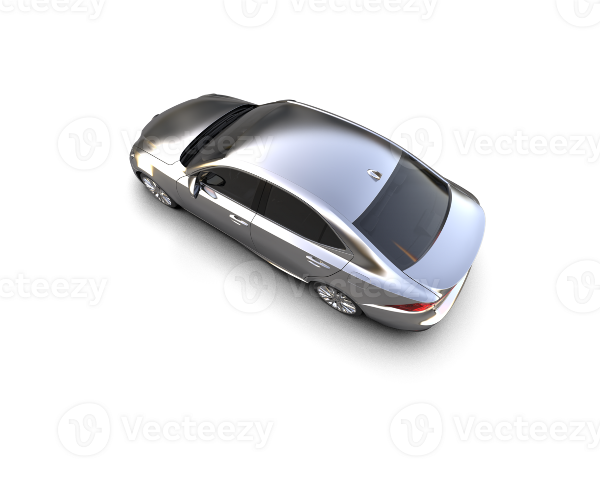Modern car isolated on background. 3d rendering - illustration png