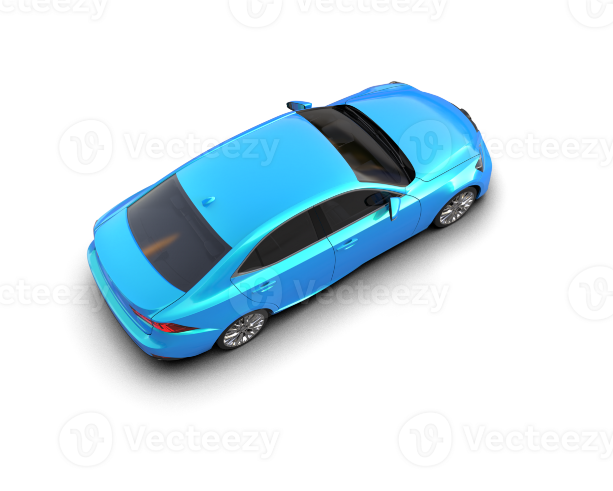 Modern car isolated on background. 3d rendering - illustration png