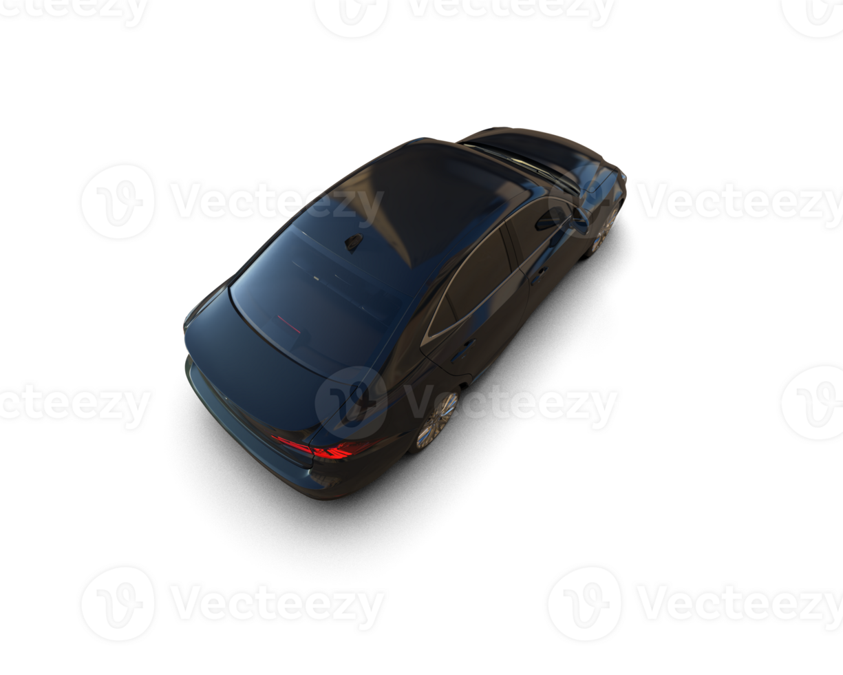 Modern car isolated on background. 3d rendering - illustration png