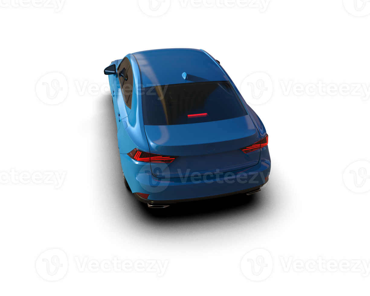 Modern car isolated on background. 3d rendering - illustration png