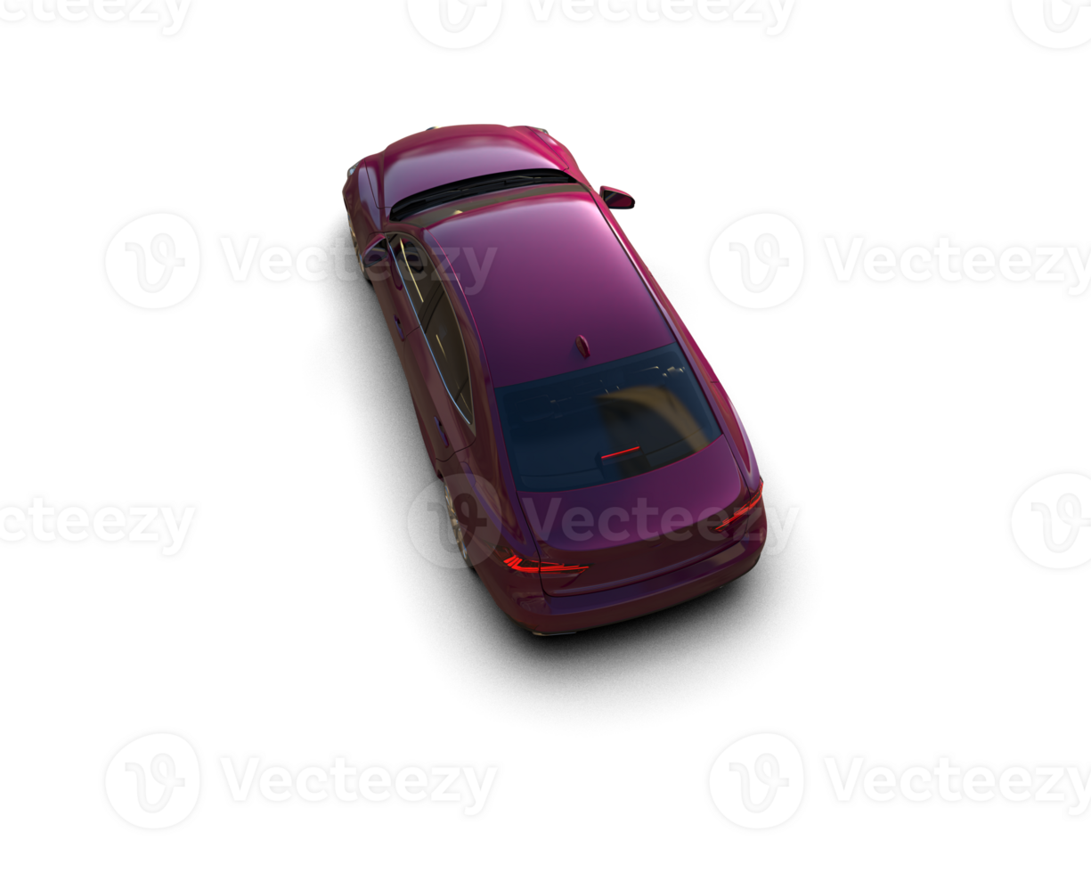 Modern car isolated on background. 3d rendering - illustration png