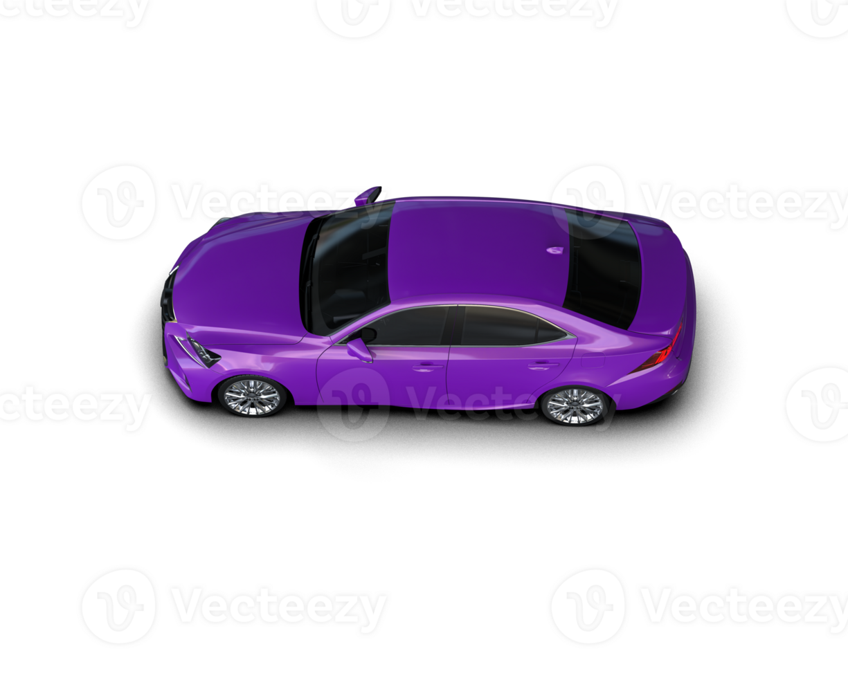 Modern car isolated on background. 3d rendering - illustration png