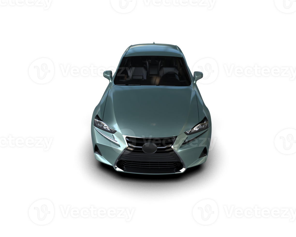 Modern car isolated on background. 3d rendering - illustration png