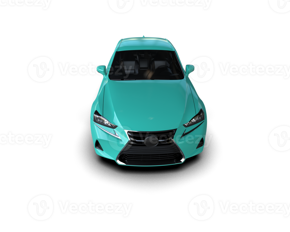 Modern car isolated on background. 3d rendering - illustration png